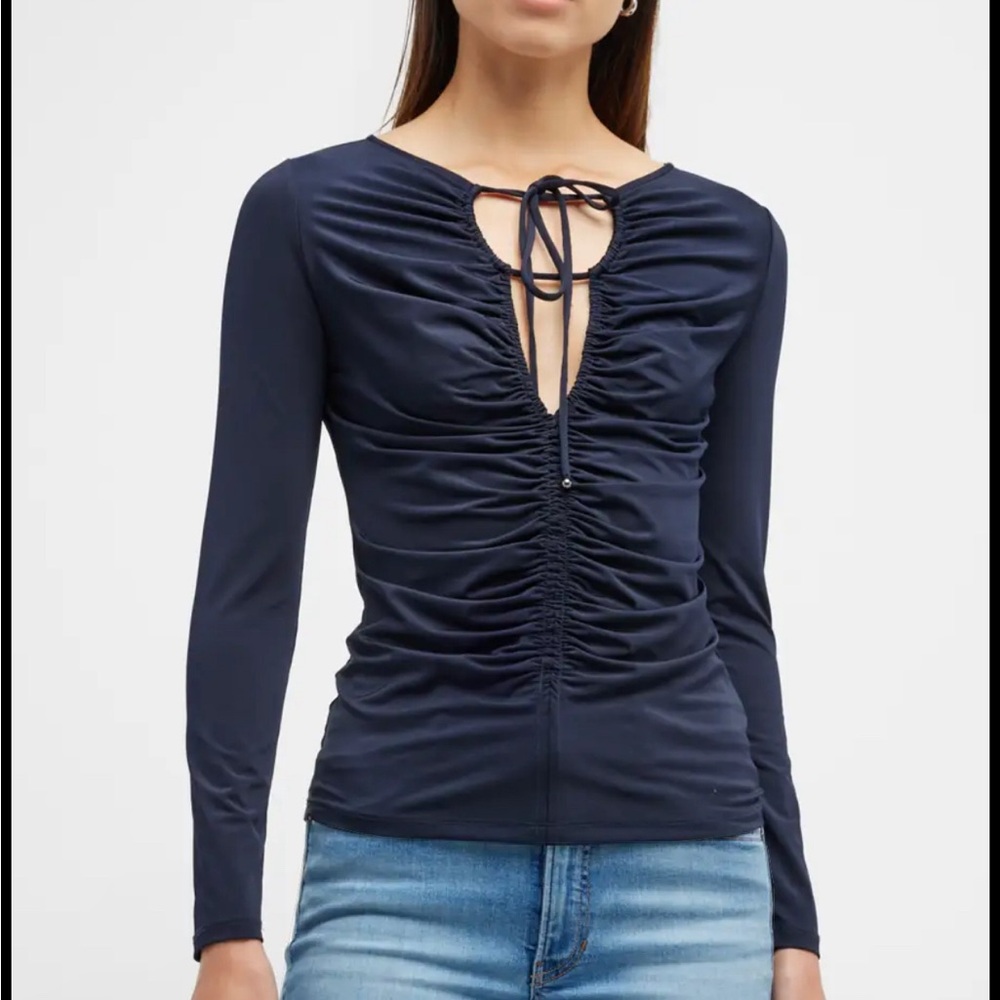 Veronica Beard Roque Top size 8 M Blue
